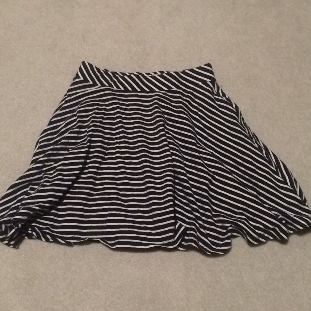 Striped Skater Skirt